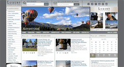 Desktop Screenshot of luxurylifestyle.com